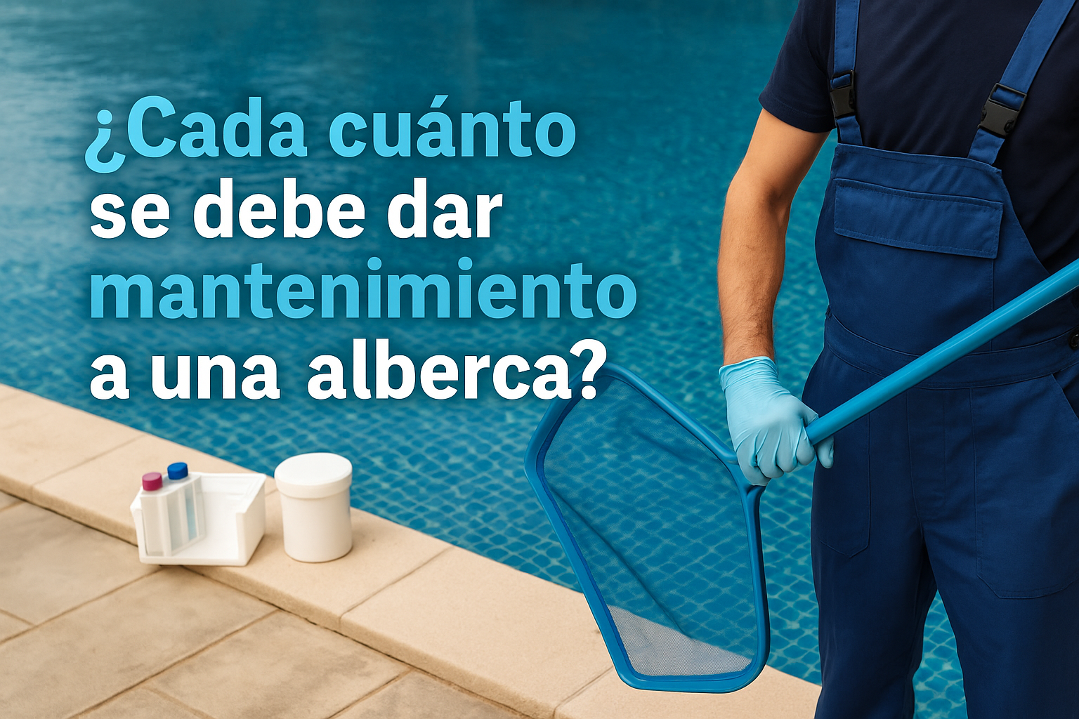 ¿Cada cuánto se debe dar mantenimiento a una alberca?